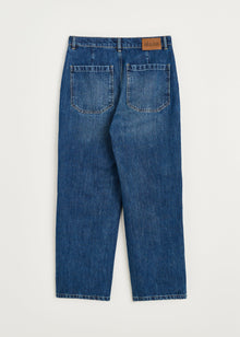 Carlo Midwaist Wide Jeans I 3086, Worn Blue