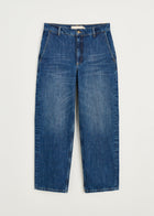 Carlo Midwaist Wide Jeans I 3086, Worn Blue