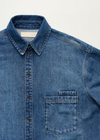 Casy Shirt Denim 3163, Worn Blue
