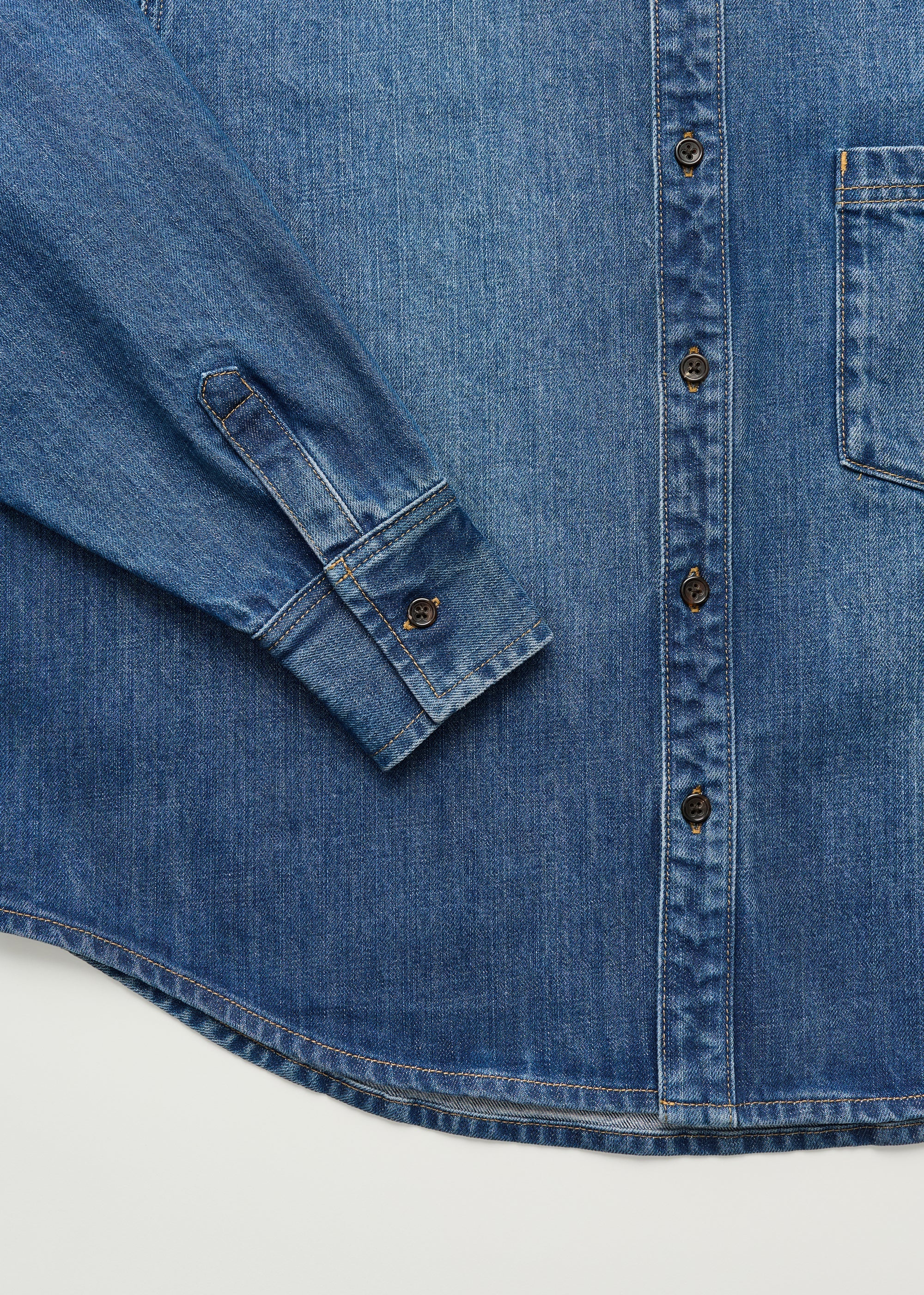 Casy Shirt Denim 3163, Worn Blue