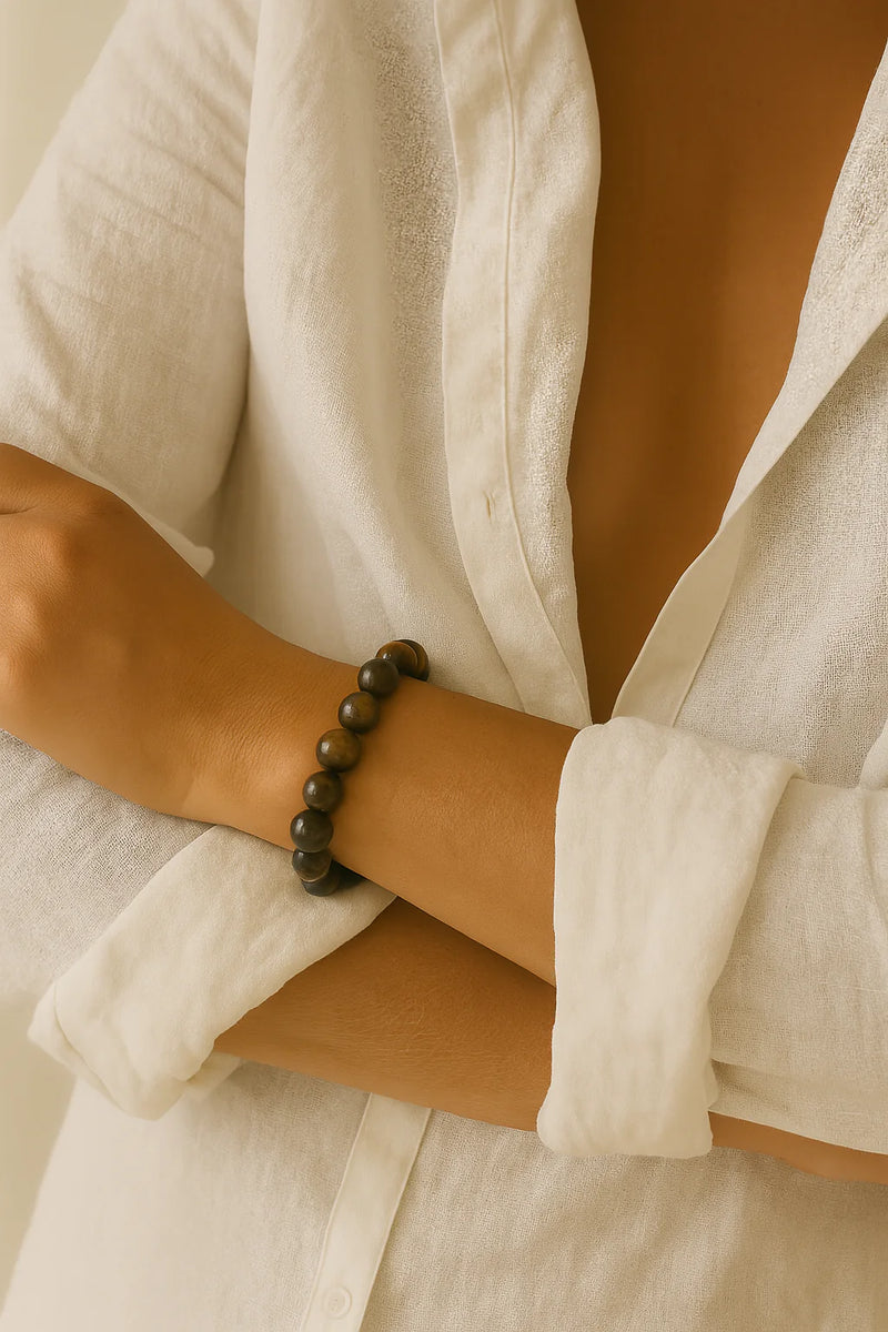 Chunky Tiger Eye armbånd