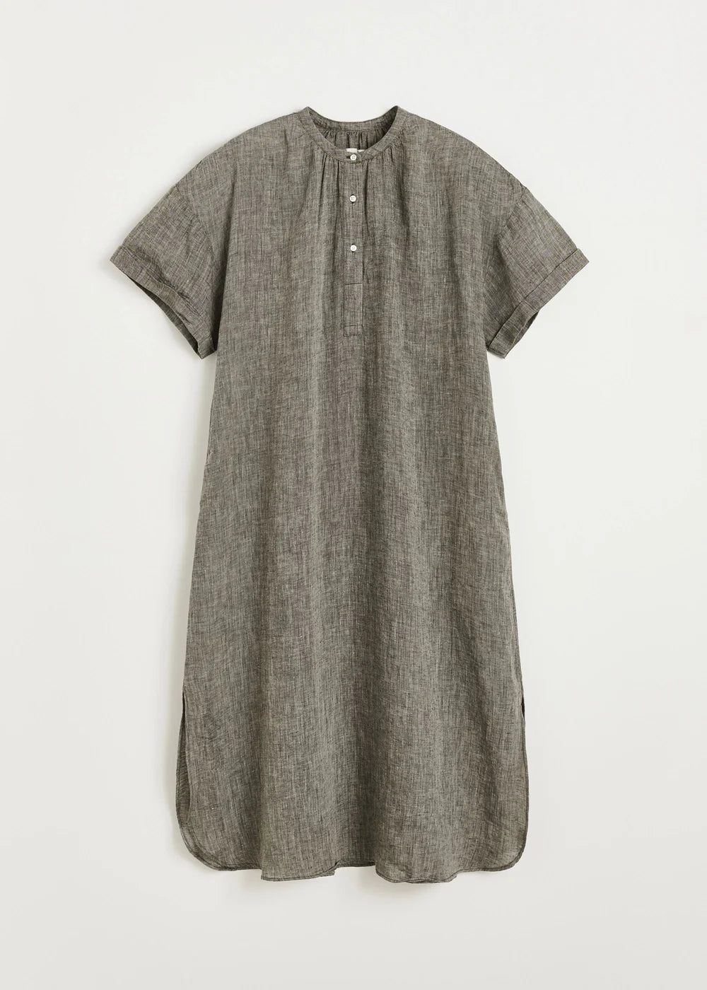 Cille Dress Linen, Brown