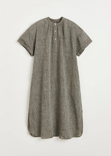 Cille Dress Linen, Brown