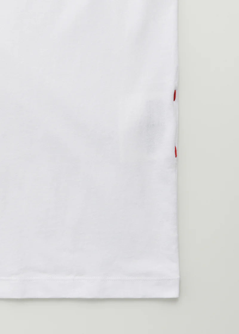 Classic circular tee I, White