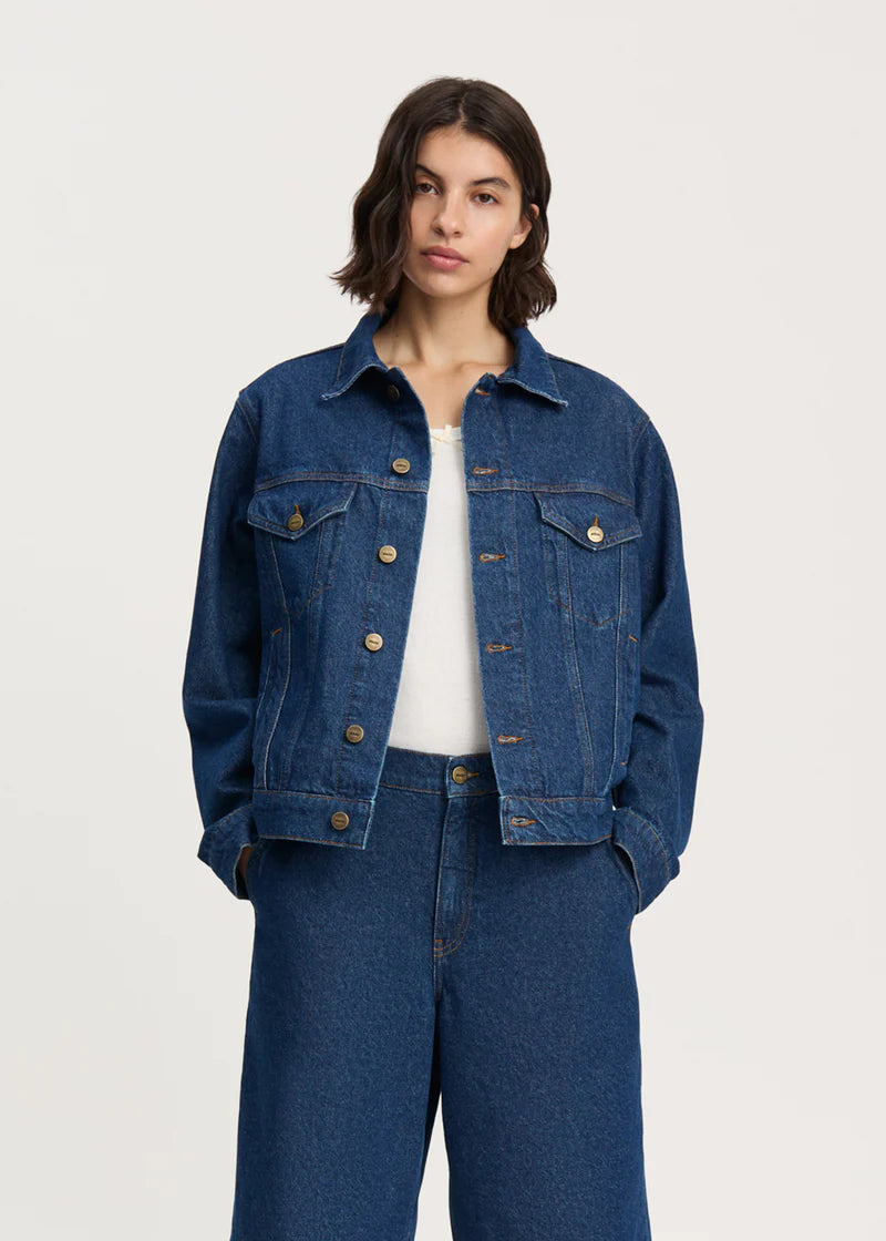 Cleo denim jacket, Mid Blue