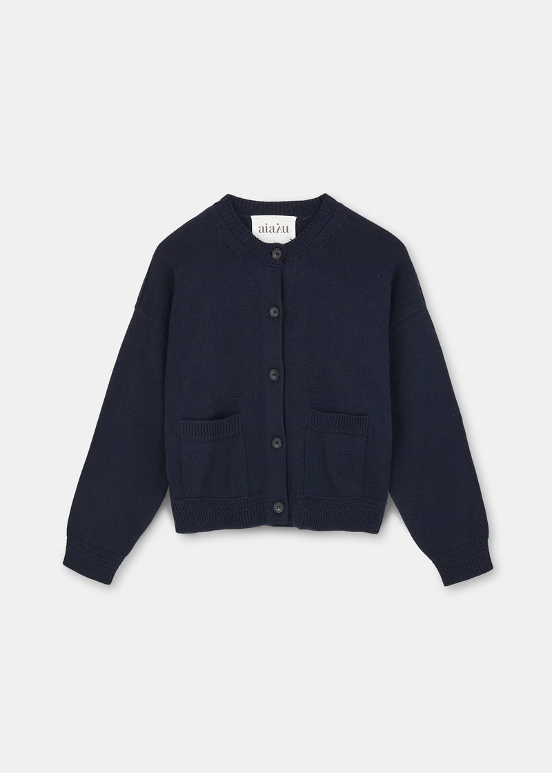 Cobe Cardigan Cotton, Navy