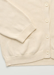 Cobe Cardigan Cotton, Pure Ecru