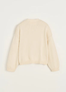 Cobe Cardigan Cotton, Pure Ecru