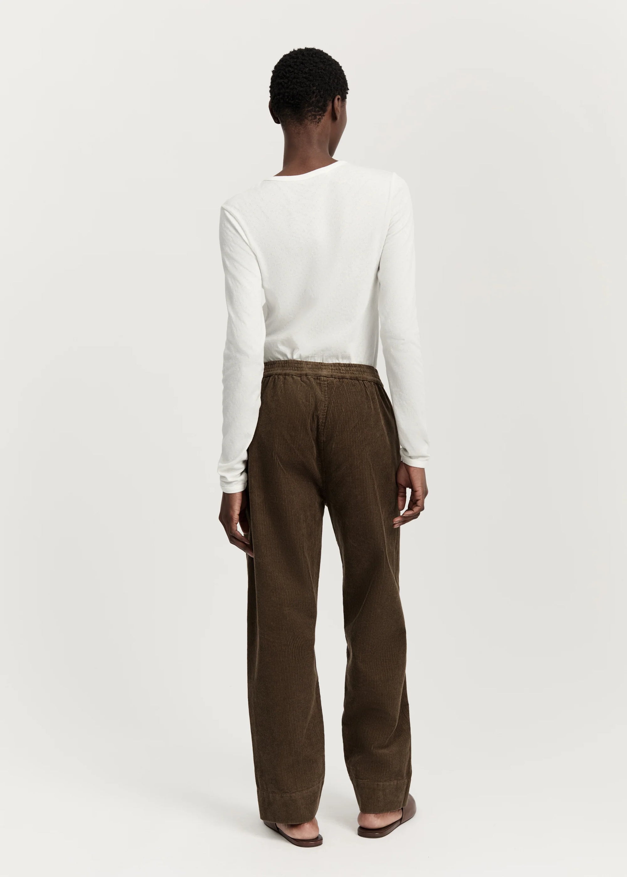 Coco Pant Corduroy, Bark