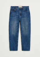 Collin Midwaist Relaxed Jeans 3161, Worn Blue