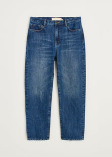 Collin Midwaist Relaxed Jeans 3161, Worn Blue