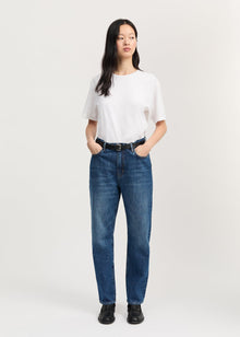Collin Midwaist Relaxed Jeans 3161, Worn Blue