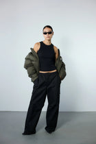 Puffer Jacket, Black Ink