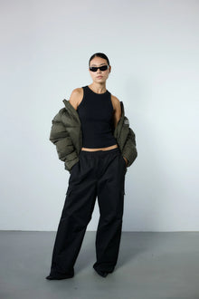 Puffer Jacket, Black Ink