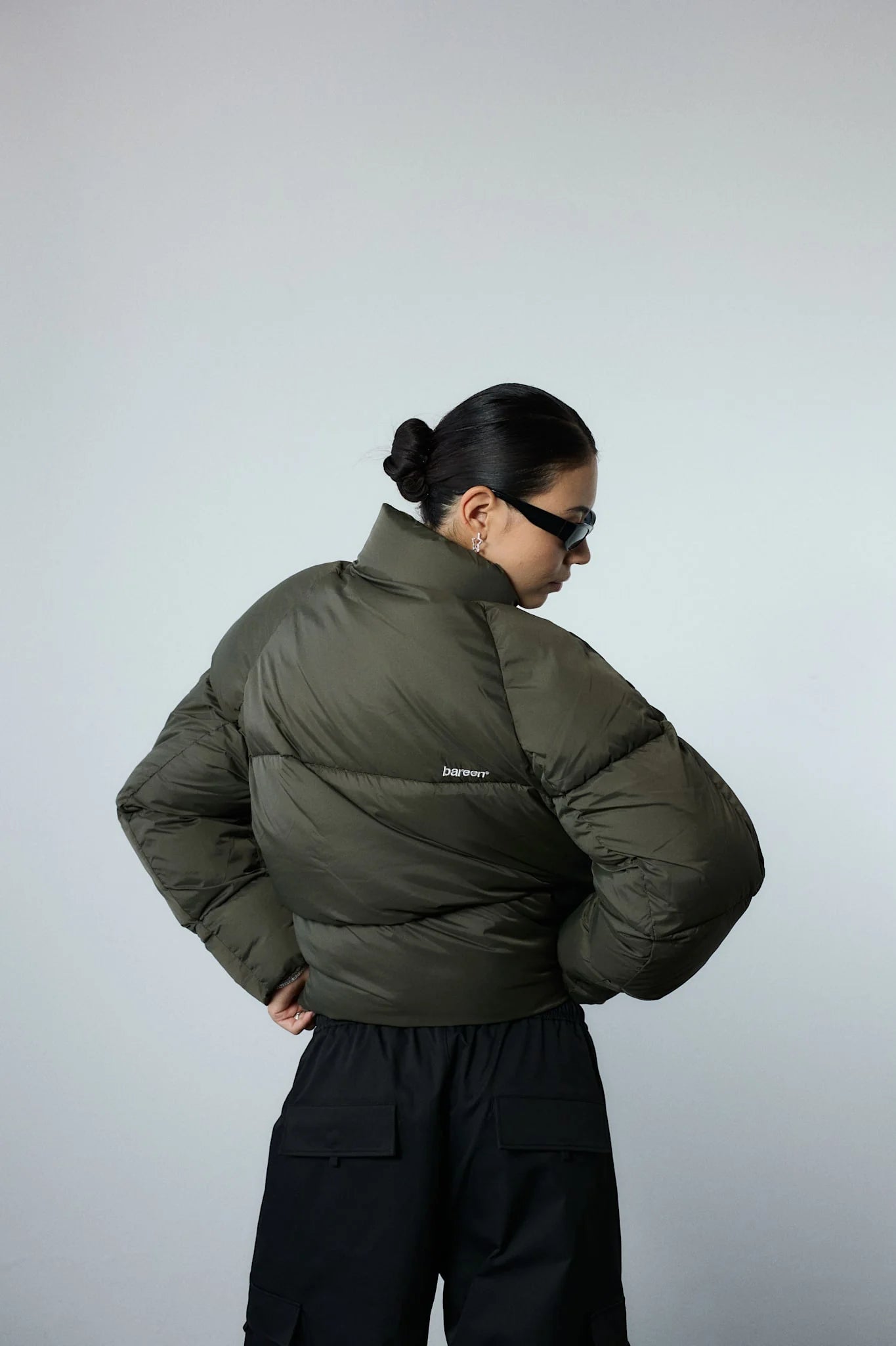 Puffer Jacket, Black Ink