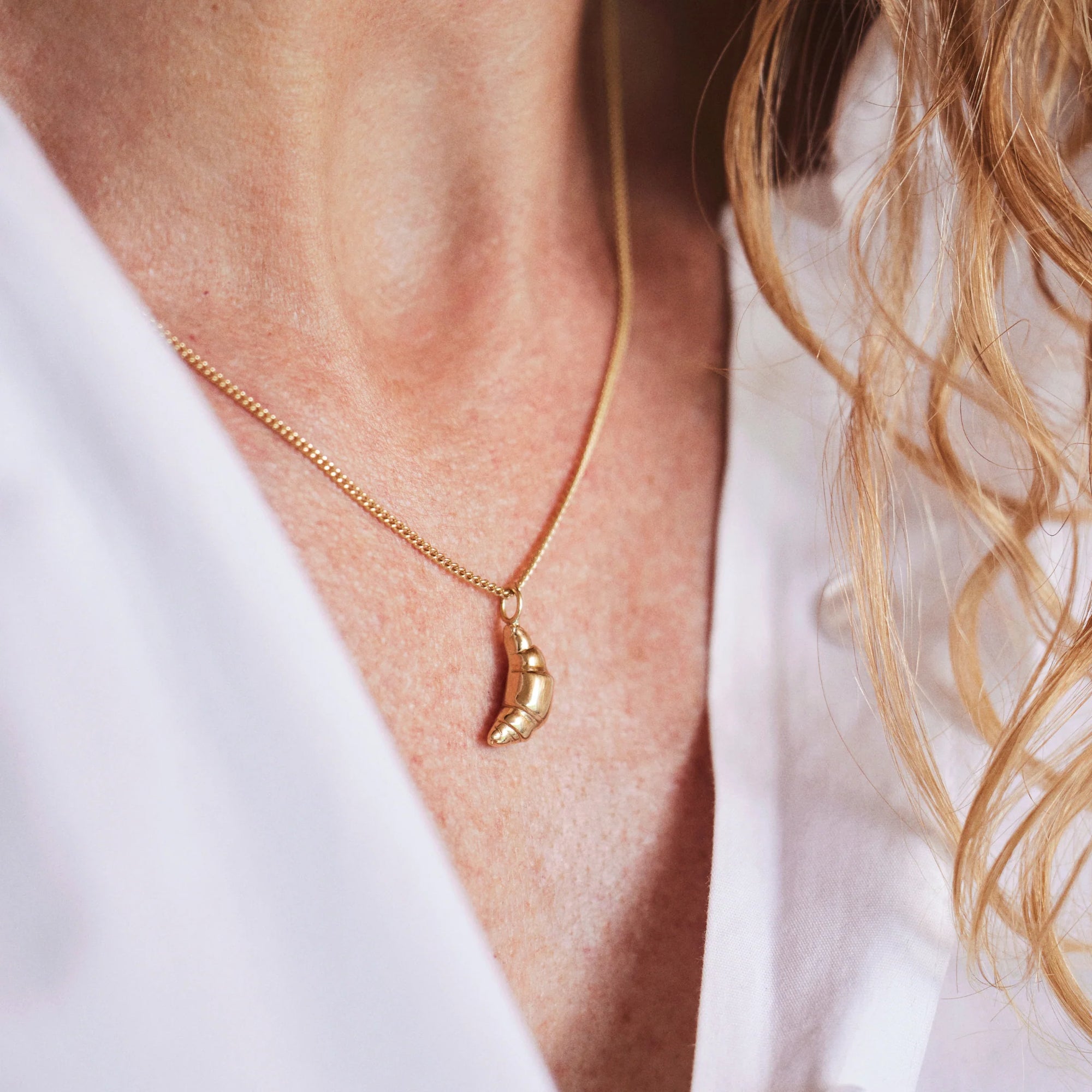 Guldhalskæde, 18K Gold