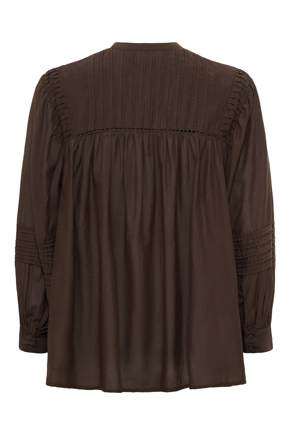 Dew ls shirt, Dark Brown