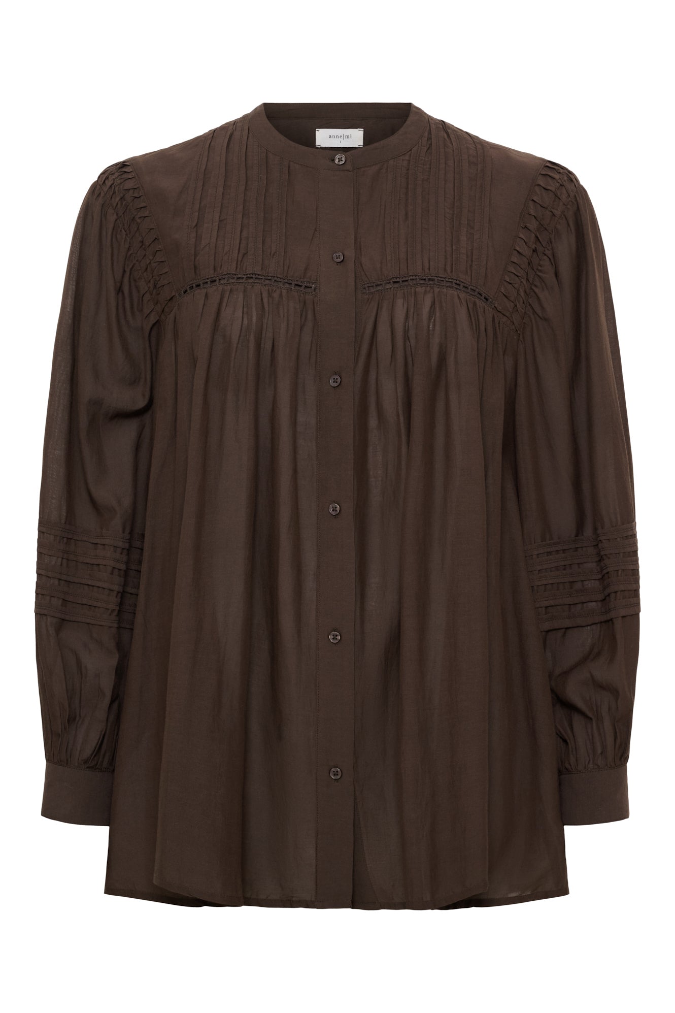 Dew ls shirt, Dark Brown