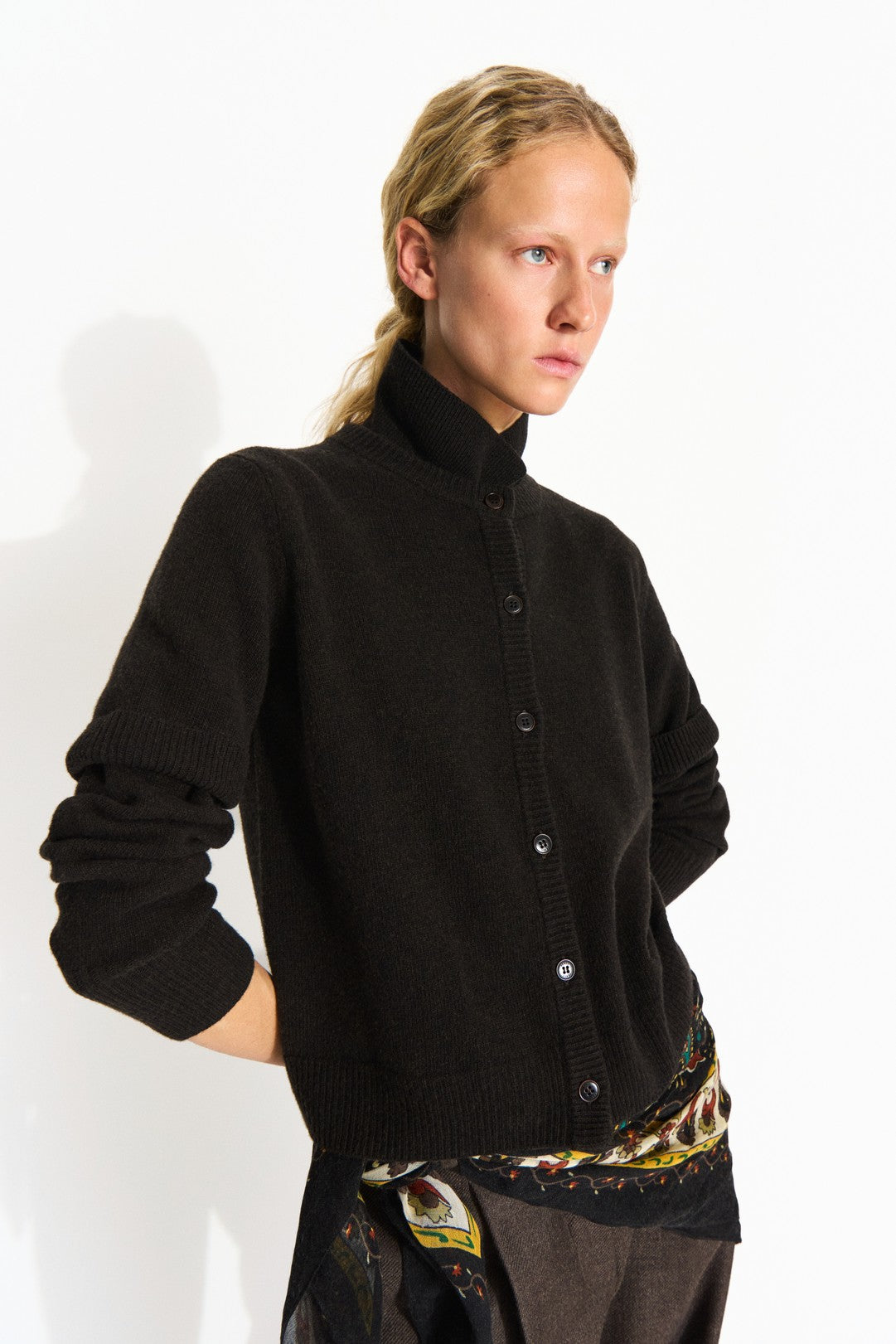 Diana Cardigan, Dark Brown