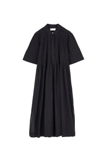 Dot Shirtdress, Black