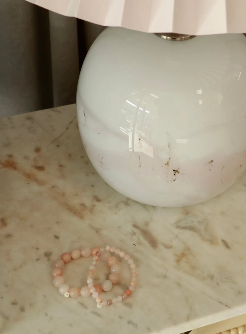 Rose Jade armbånd, 6mm