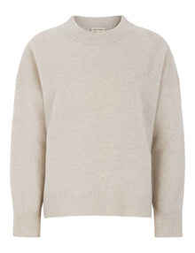 Cleo O-neck Knit, Nacreous Clouds Mélange
