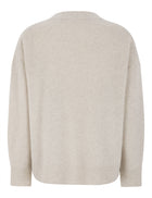 Cleo O-neck Knit, Nacreous Clouds Mélange