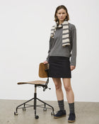 Becca Wool Skirt, Dark Sapphire