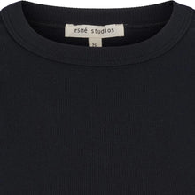 Blossom Racerback Rib Tank, Black