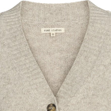 Elida Knit Cardigan, Sand Melange