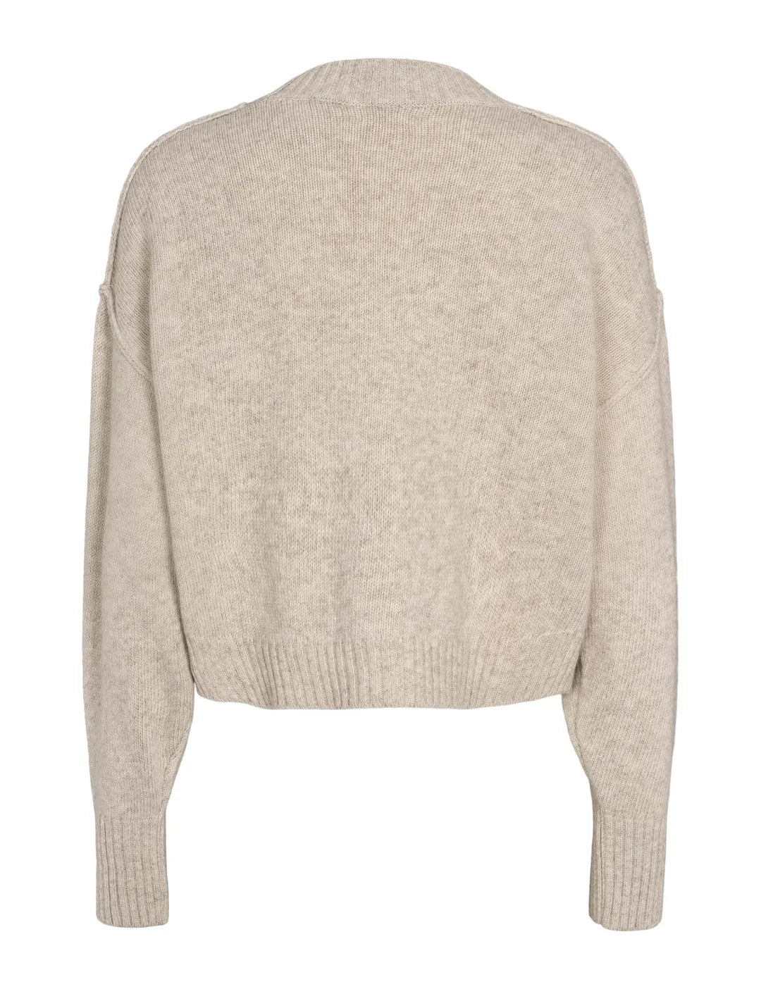 Elida Knit Cardigan, Sand Melange