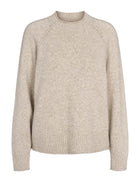 Elida Raglan Knit, Sand Melange