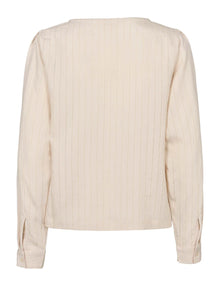 Malika Boatneck Blouse, Perfectly Pale