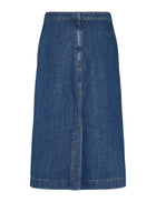 Nicole Denim Skirt, Blue denim