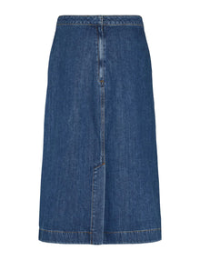 Nicole Denim Skirt, Blue denim
