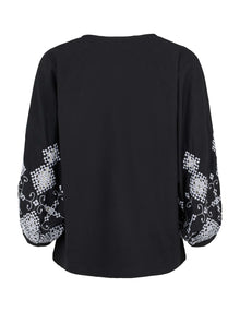 Novelle Blouse, Black