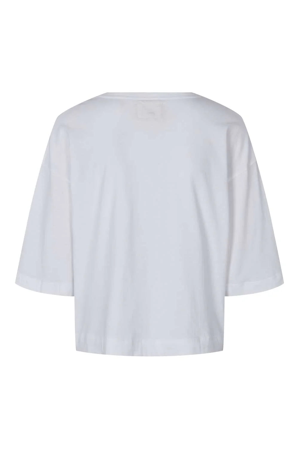 Signe 2/4 Boxy T-shirt, Hvid