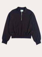 Ea Knit Polo, Espresso Melange