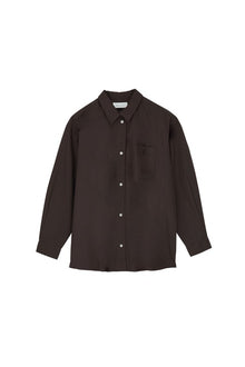 Edgar Shirt, Dark Brown