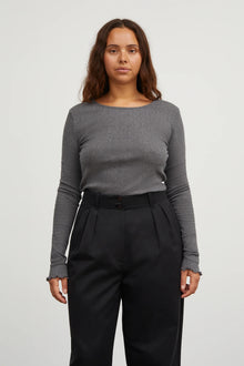 Edie Blouse, Dark Grey
