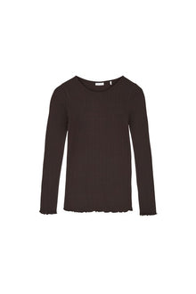 Edie Blouse, Dark Brown