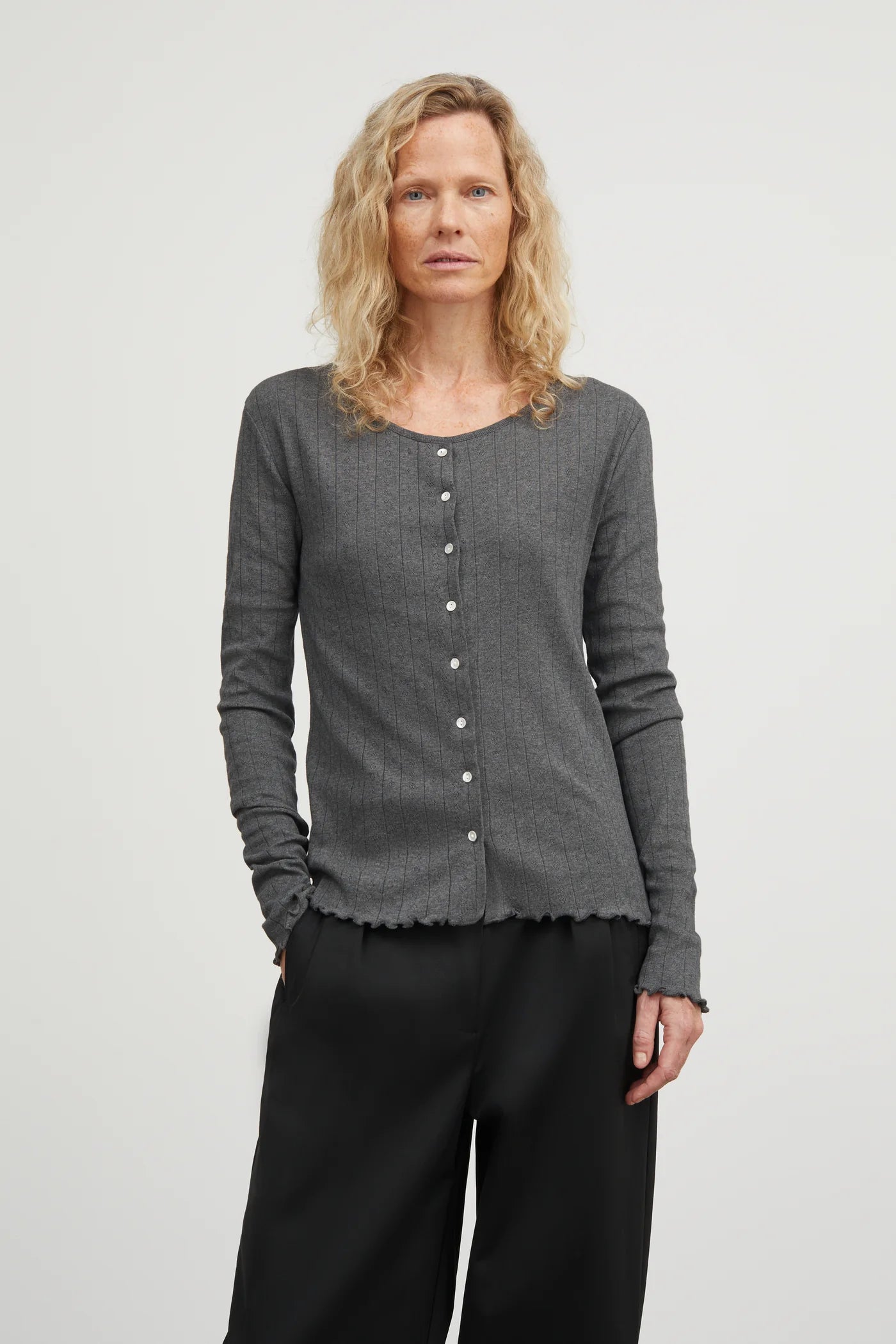 Edie Cardigan, Dark Grey