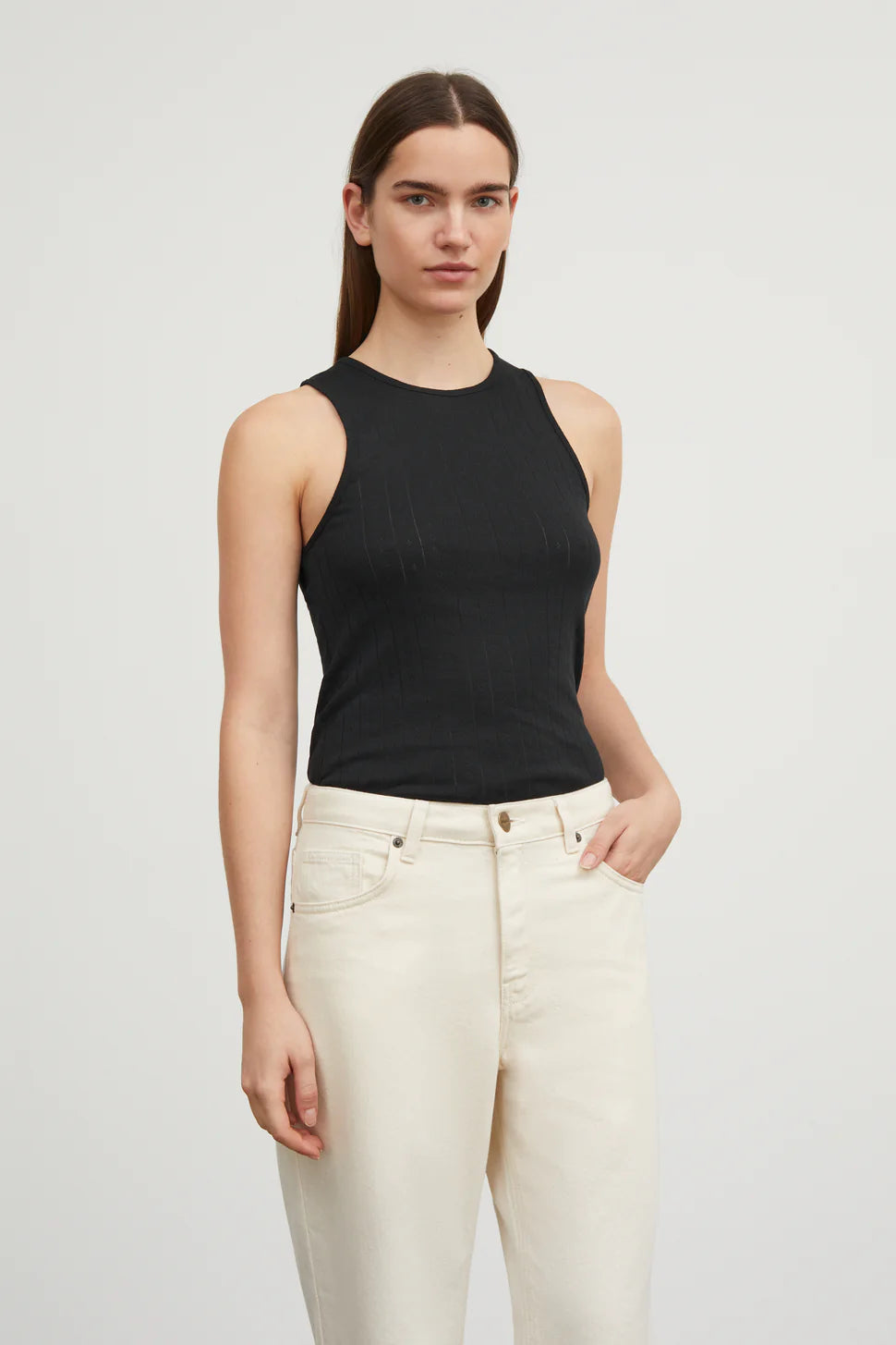 Edie Tank Top, Black
