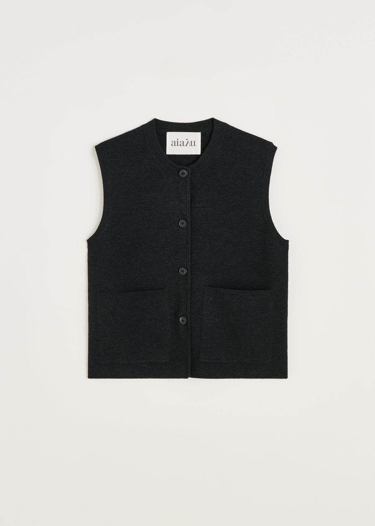 Elva vest i Antracite – produktbillede