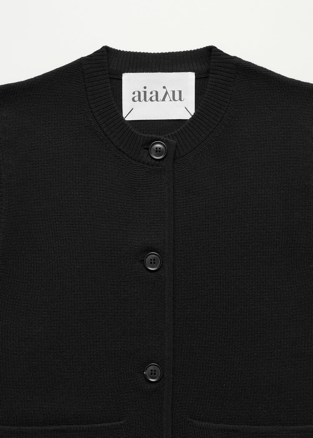 Elva vest – pure merino wool, Black