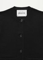 Elva vest – pure merino wool, Black