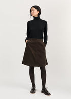 Estelle Skirt Short Corduroy Smokey Brown