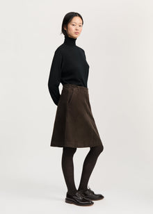 Estelle Skirt Short Corduroy Smokey Brown