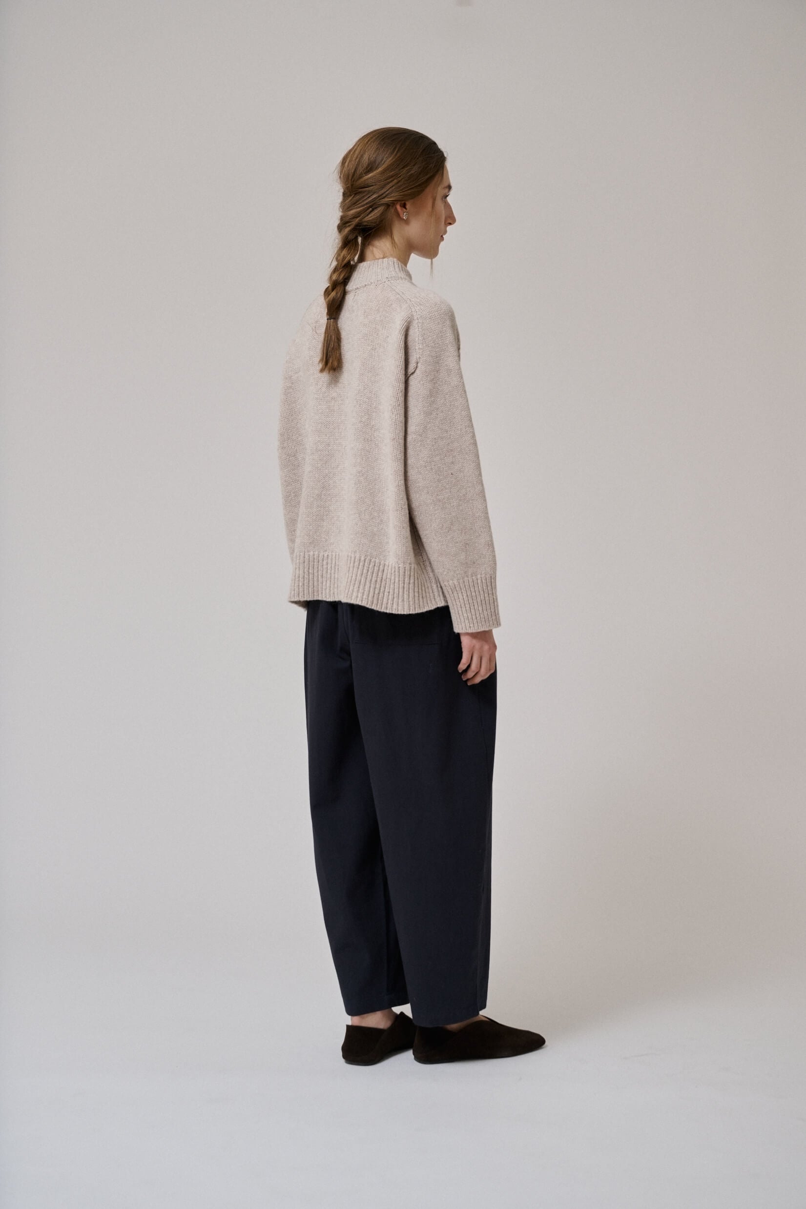 Flora barrel pant, Dark Brown