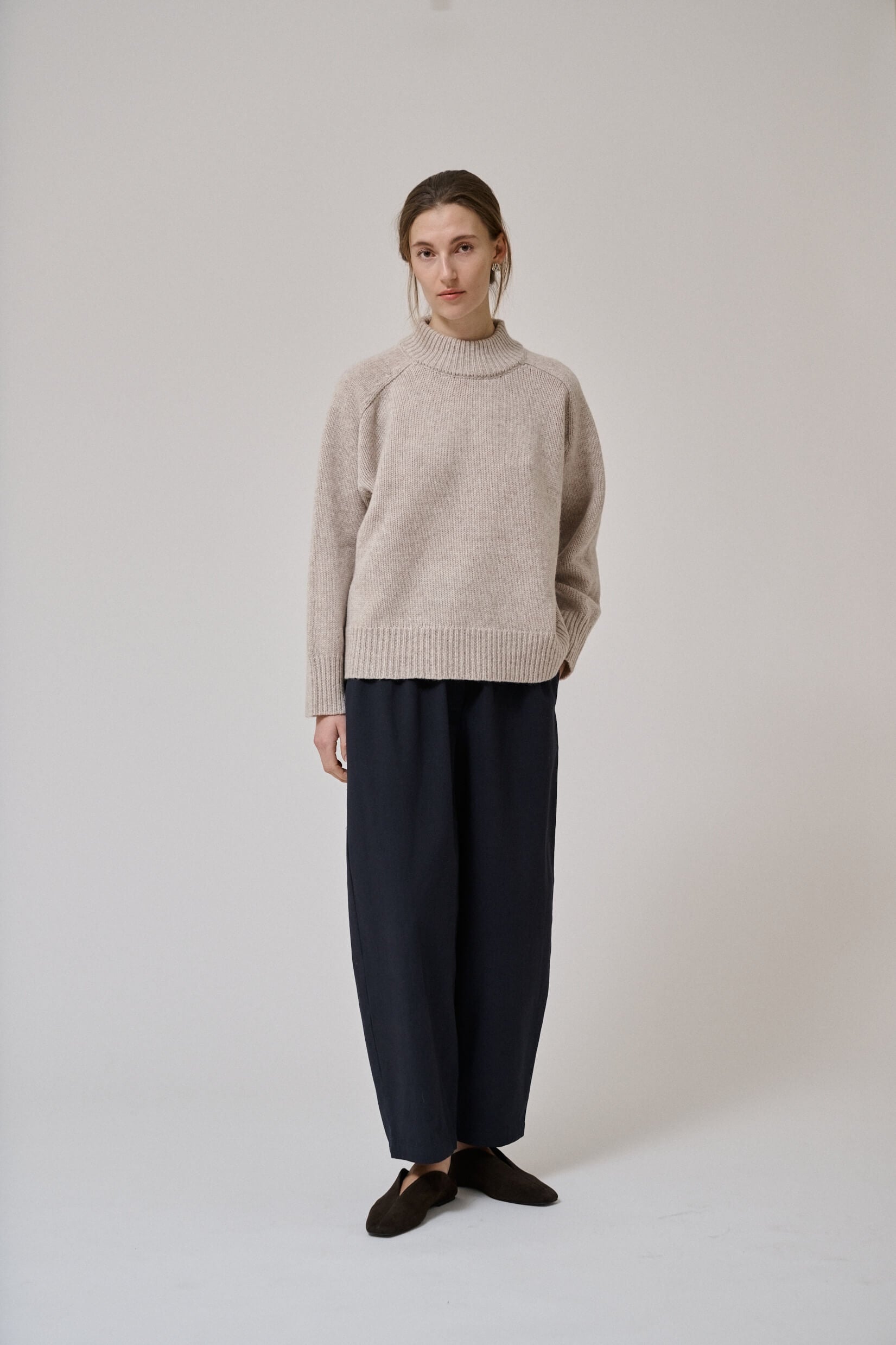 Flora barrel pant, Dark Brown
